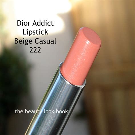 dior addict 222 beige casual|Dior Addict Be Iconic Vibrant Color Spectacular Shine Lipstick.